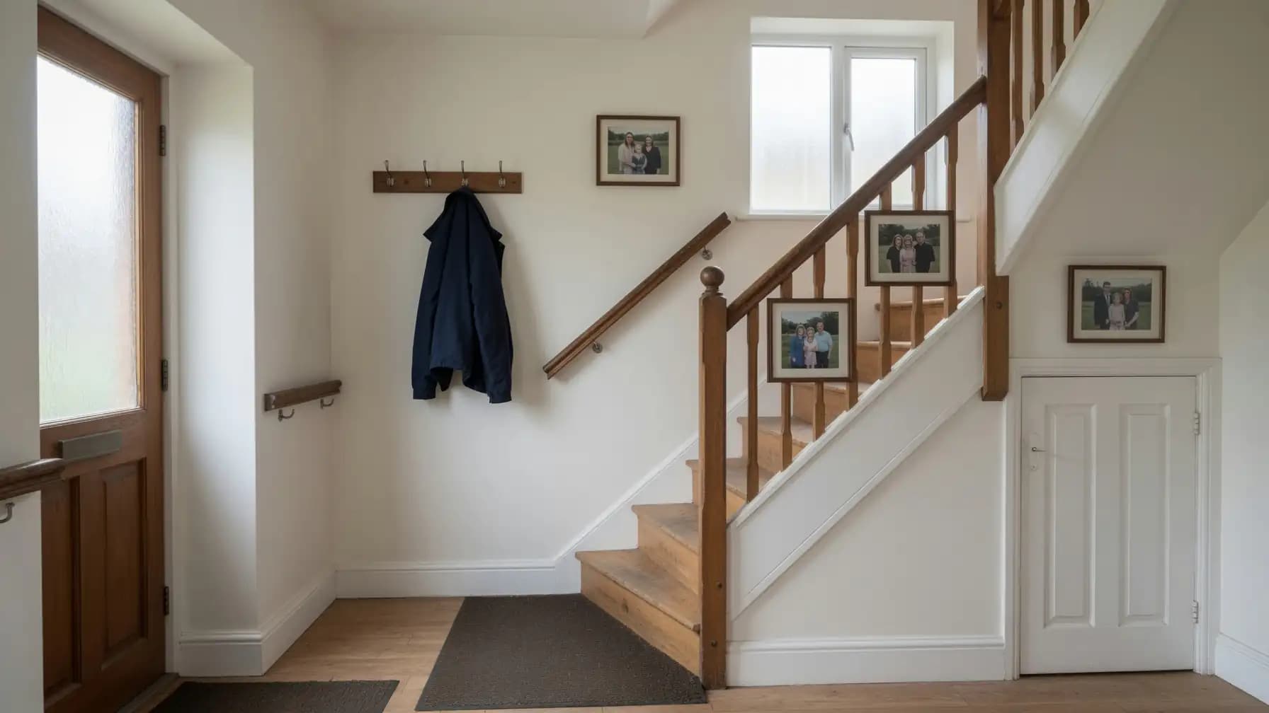 Hallway & Staircase — after